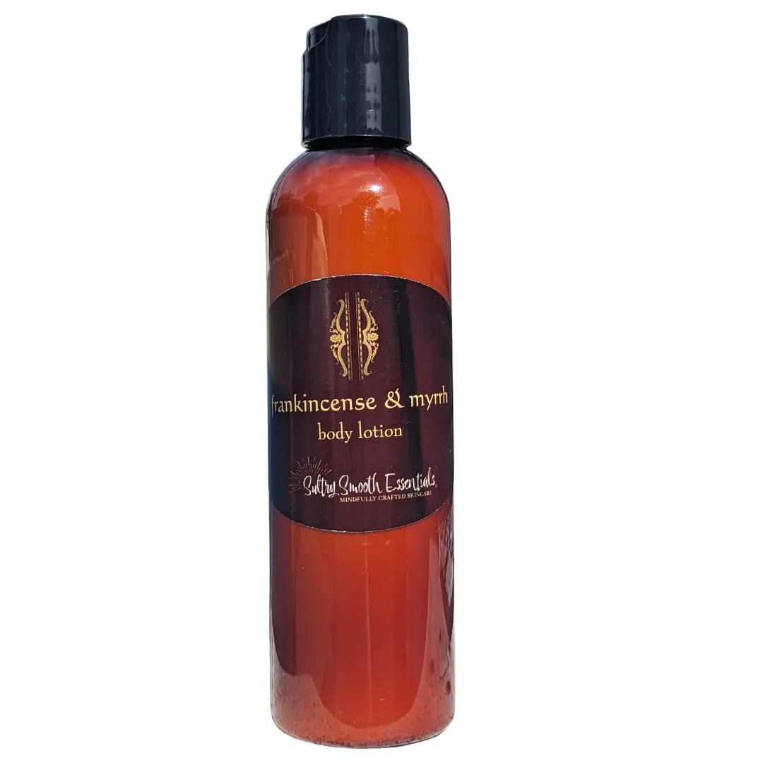 Frankincense & Myrrh Body Lotion - Ambient Meditative Made with Grounding Earthy Essential Oils (8 oz)